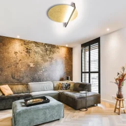 Plafondlamp Essenza 70cm gold powder/black><noscript><img width=