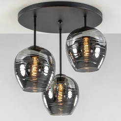 Plafondlamp Fantasy Apple 3L zwart/smoke>Straluma Discount