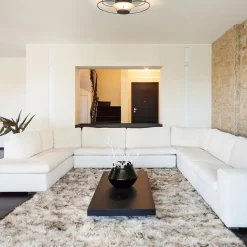 Plafondlamp Fiore zwart/goud 3-step dim><noscript><img width=