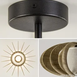 Plafondlamp hout lamellen klein></noscript>Straluma Sale