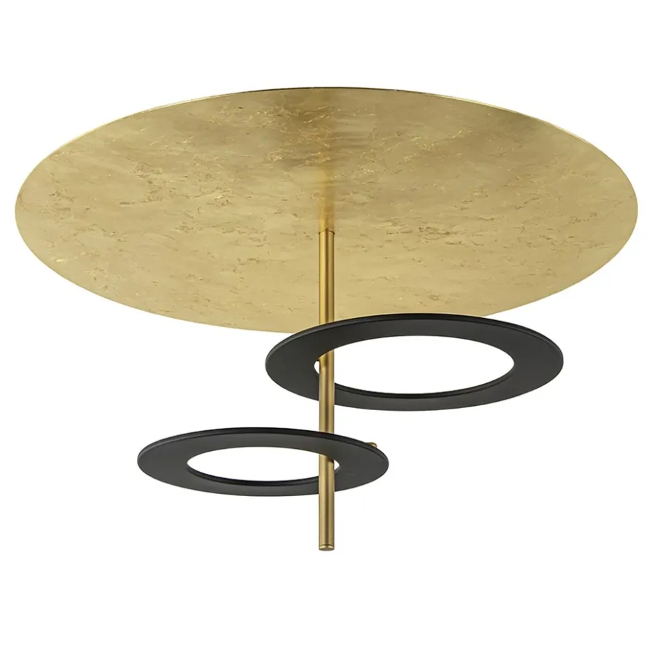 Plafondlamp Hula Hoop gold leaf/black>Straluma Hot