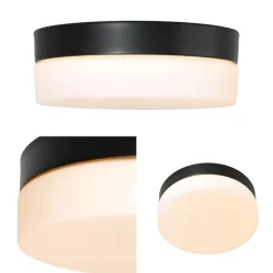 Plafondlamp Ikaro zwart 24cm 3-step dim><noscript><img width=