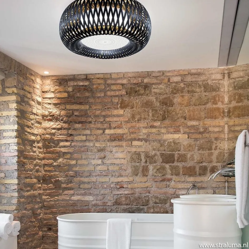 Plafondlamp Kalatos zwart/goud>Straluma Sale