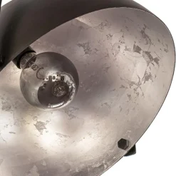 Plafondlamp Larino gunmetal/silverleaf 40 cm><noscript><img width=