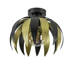 Plafondlamp leaves zwart/goud>Straluma Sale
