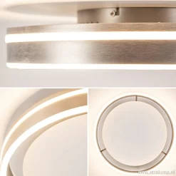 Plafondlamp Led Cirkel rvs 40cm></noscript>Straluma Hot