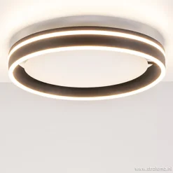 Plafondlamp Led Cirkel zwart/wit>Straluma