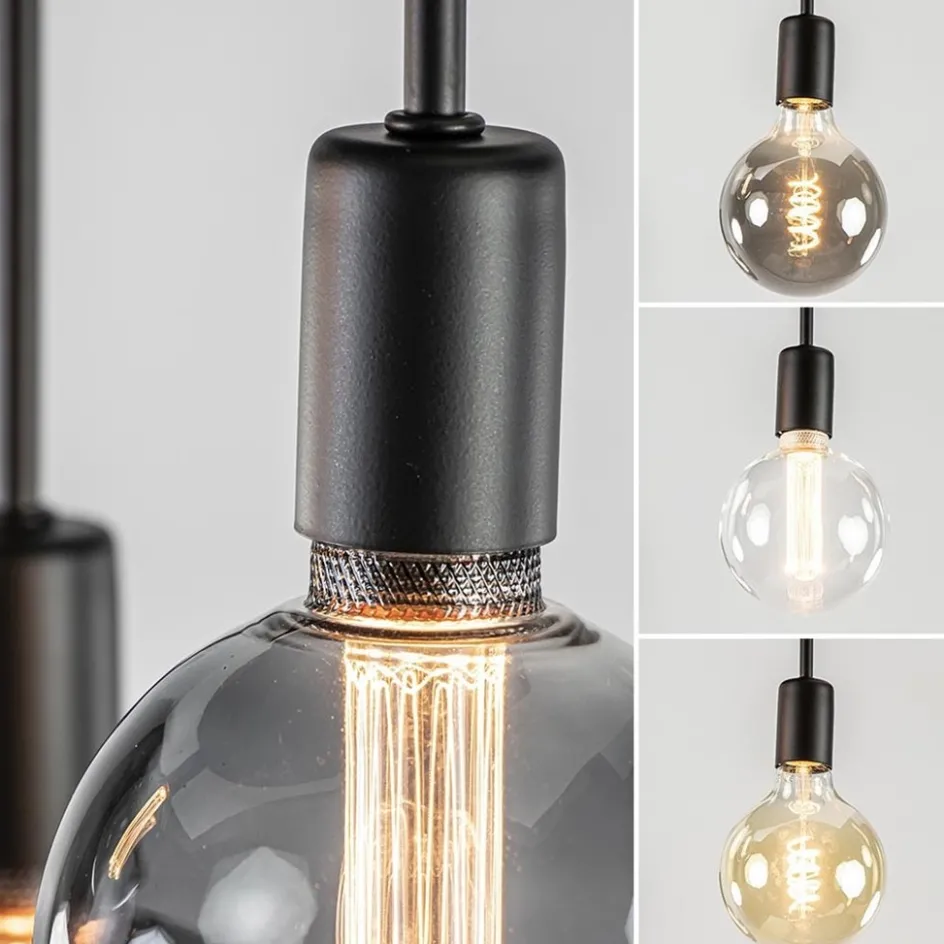 Plafondlamp 3-lichts zwart ex. e27>Straluma Sale