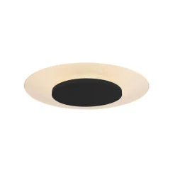 Plafondlamp Lido zwart 29cm indirect>Straluma Discount