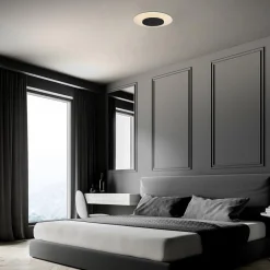 Plafondlamp Lido zwart 29cm indirect><noscript><img width=