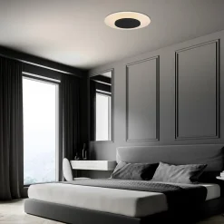 Plafondlamp Lido zwart 42cm indirect><noscript><img width=