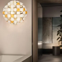 Plafondlamp Mida amber 67cm></noscript>Straluma Clearance