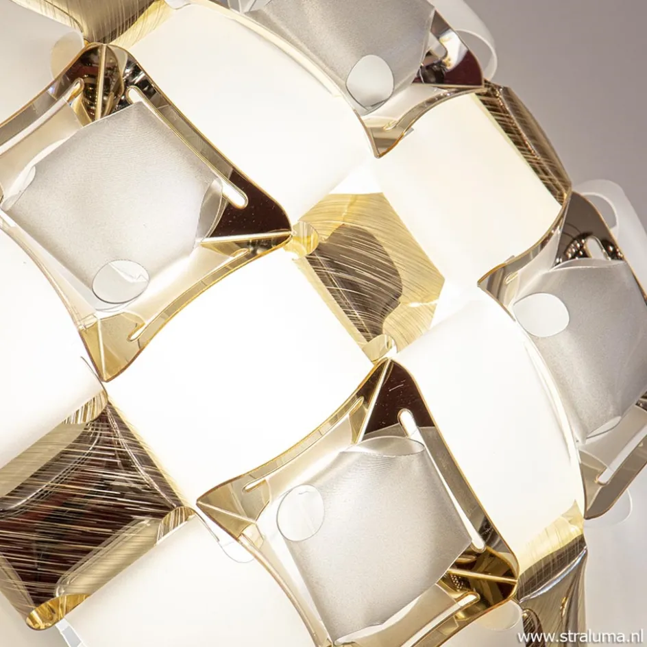 Plafondlamp Mida gold 32cm>Straluma