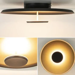 Plafondlamp Oro 45cm zwart/matgoud></noscript>Straluma Best