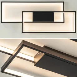 Plafondlamp Piazza 2L zwart 3-step dim><noscript><img width=