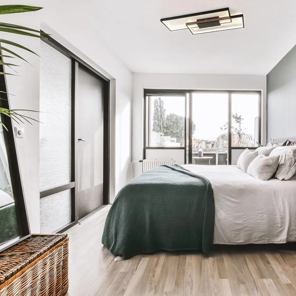 Plafondlamp Piazza 2L zwart 3-step dim>Straluma Online