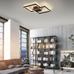 Plafondlamp Q-Marko smart vierk.zwart rgb/cct><noscript><img width=