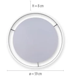 Plafondlamp Q-Vito 59 zwart smart+remote></noscript>Straluma Hot