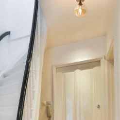 Plafondlamp toilet goud met amber glas></noscript>Straluma Clearance