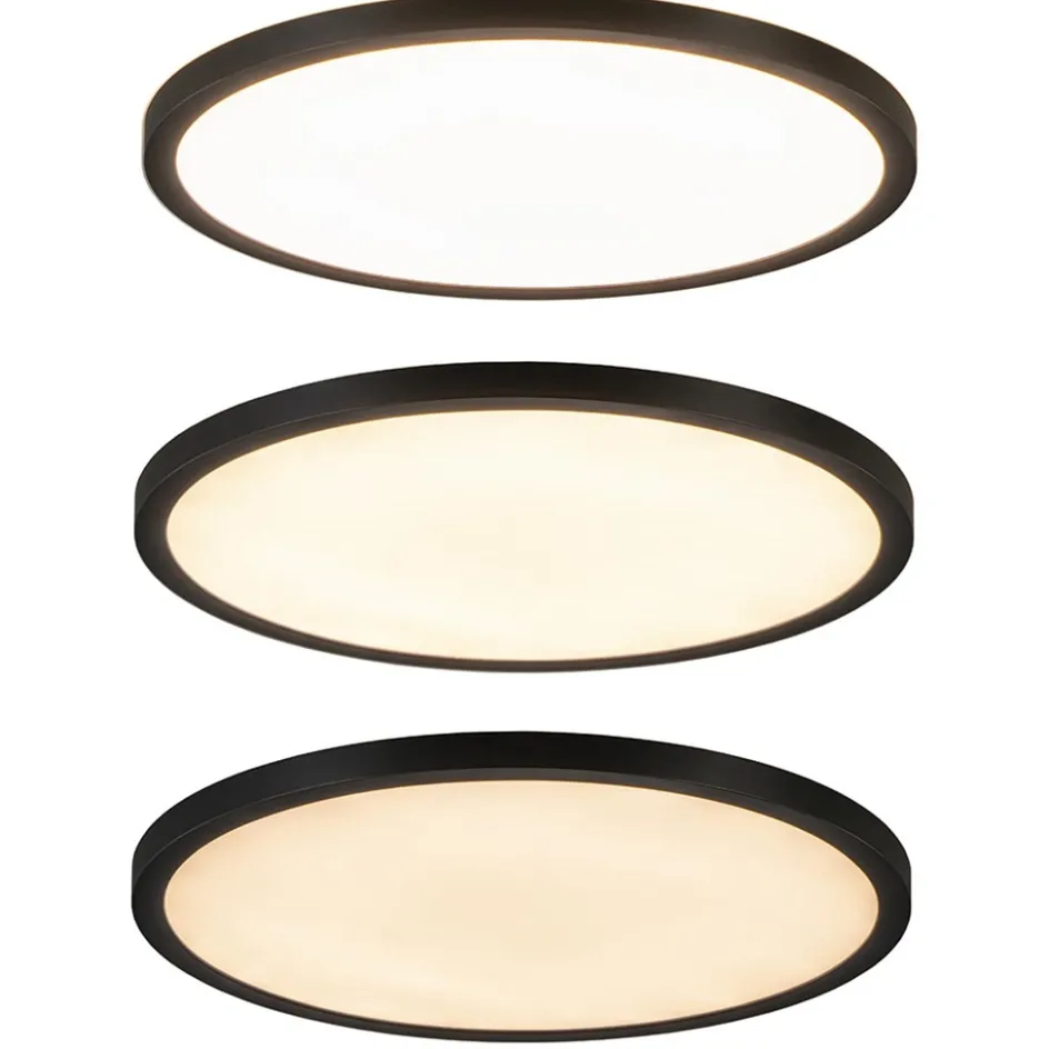 Plafondlamp Tuco 30cm zwart 3-step dim>Straluma Sale