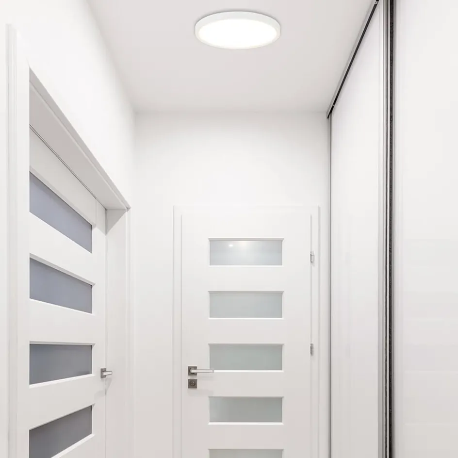 Plafondlamp wit met bewegingssensor>Straluma Sale