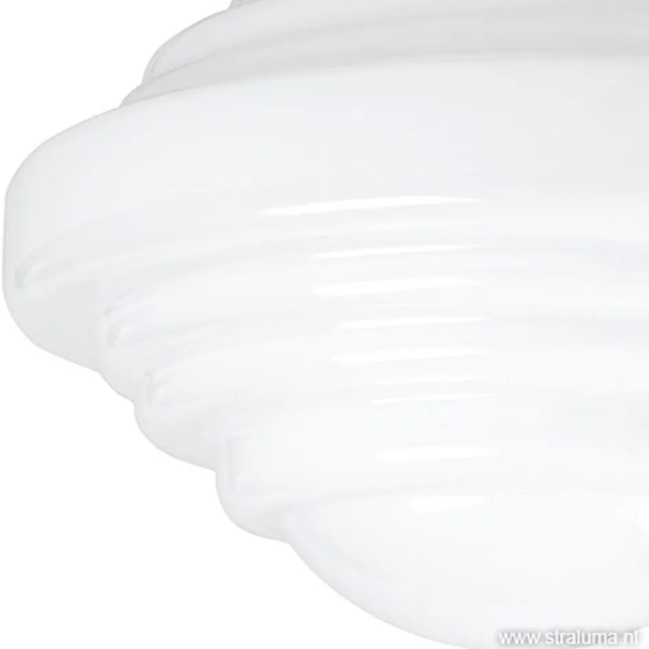 Plafondlamp York art deco opaal glas>Straluma New