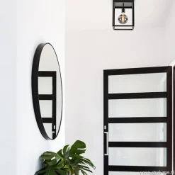 Plafondlamp zwart open frame></noscript>Straluma