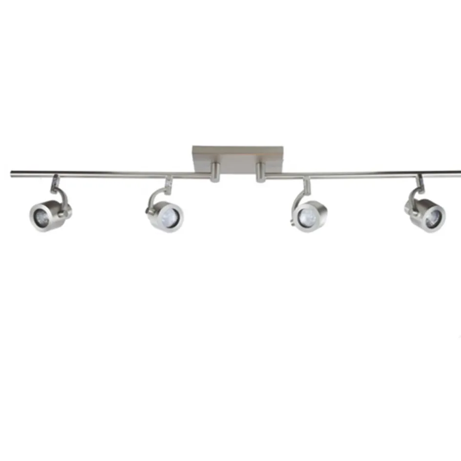 Plafondspot balk 4-lichts nikkel verstel>Straluma Sale