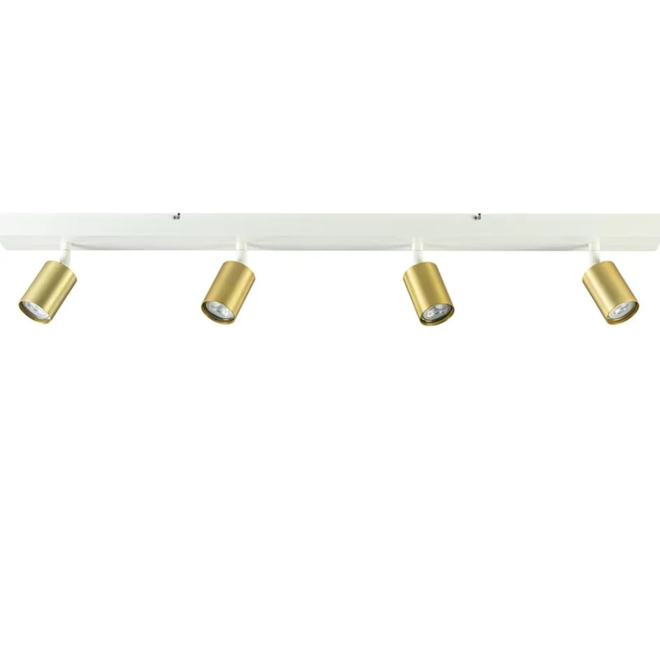 Plafondspot Bounce 4L balk wit/matgoud>Straluma Clearance