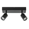 Plafondspot Bounce 2L balk zwart>Straluma Hot