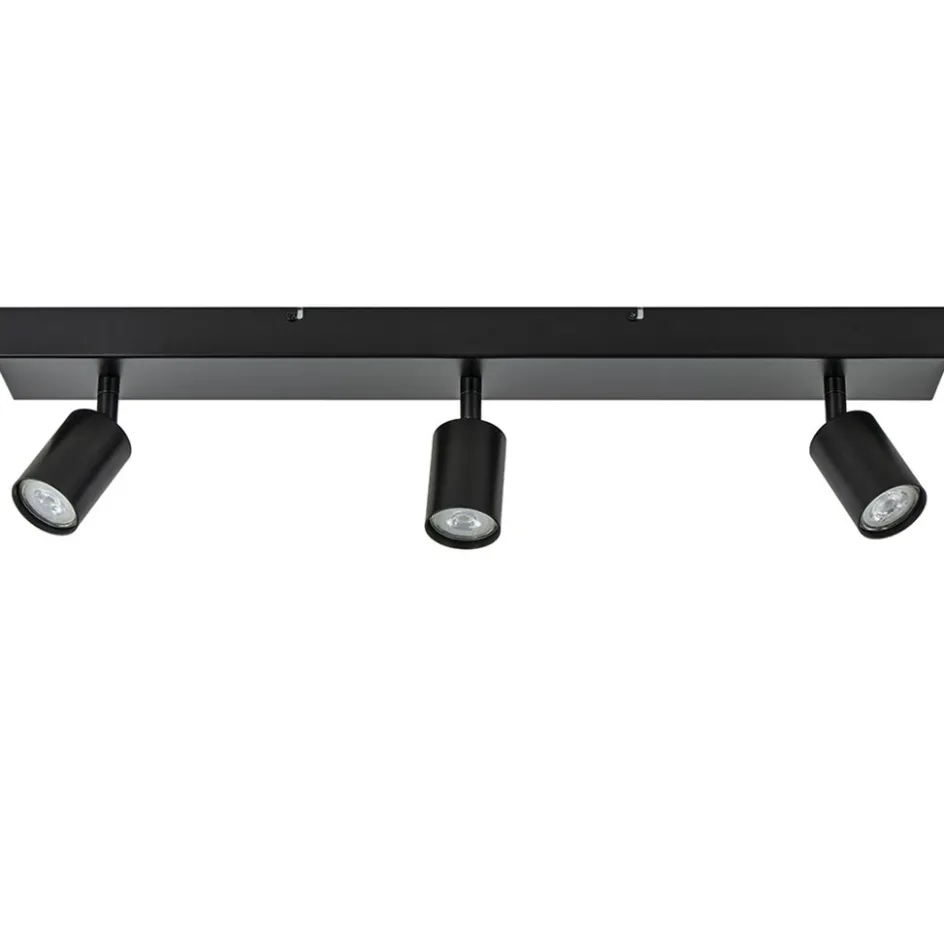 Plafondspot Bounce 3L balk zwart>Straluma New