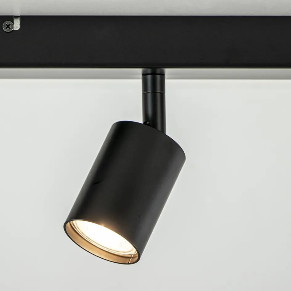 Plafondspot Bounce 4L balk zwart>Straluma Discount