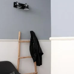 Plafondspot Brooklyn 2l zwart industrieel><noscript><img width=