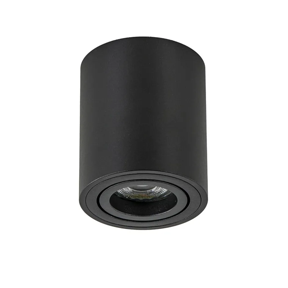 Plafondspot cilinder zwart verstelbaar gu10>Straluma New
