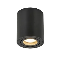Plafondspot cilinder zwart verstelbaar gu10>Straluma New