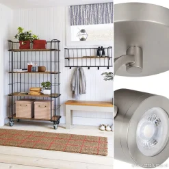 Plafondspot enkel alu mat gu10><noscript><img width=