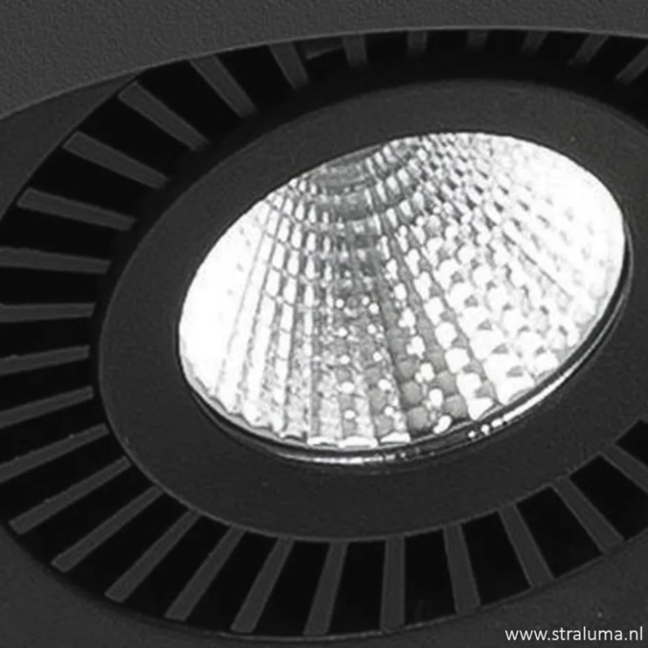 Plafondspot Eye box 4L zwart 3000k>Straluma Best