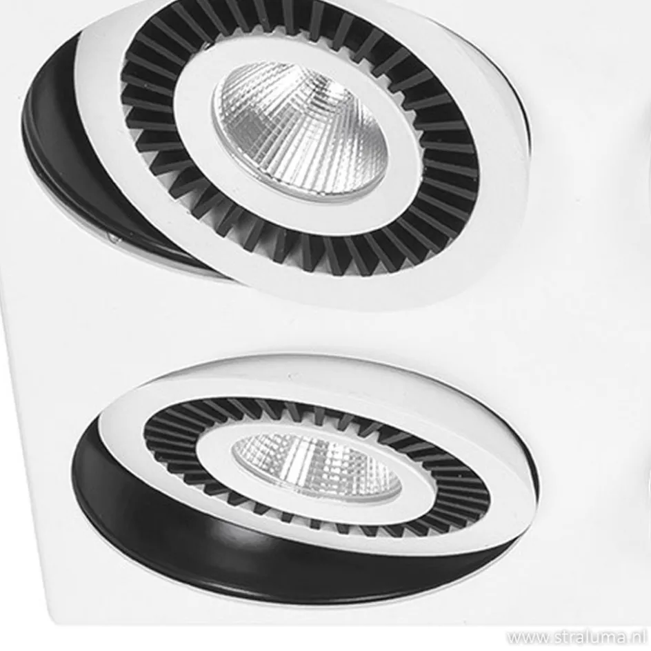Plafondspot Eye 4L wit/zwart 3000k>Straluma Online