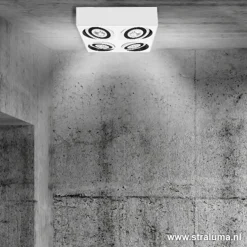 Plafondspot Eye 4L wit/zwart 3000k><noscript><img width=