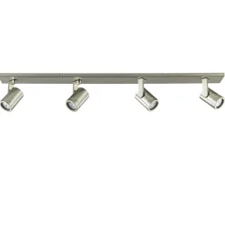 Plafondspot Halo 4L balk rvs gu10>Straluma Clearance