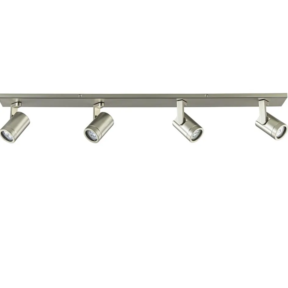 Plafondspot Halo 4L balk rvs gu10>Straluma Clearance