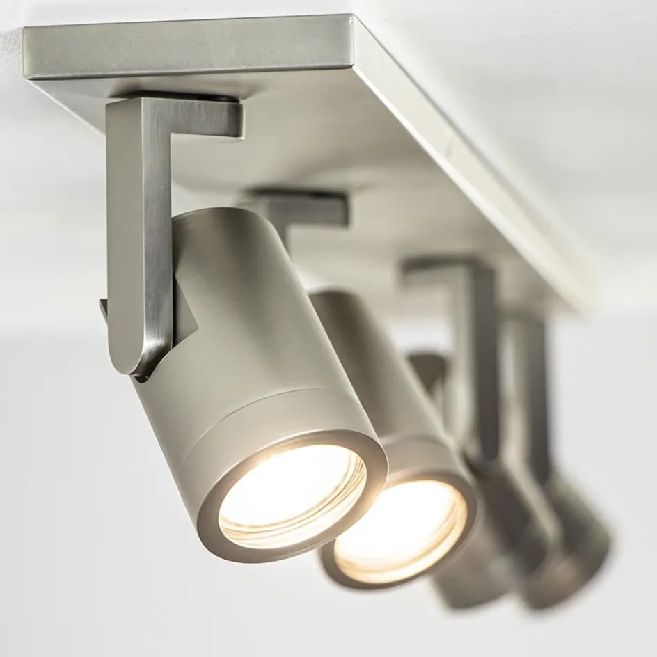 Plafondspot Halo 4L balk rvs gu10>Straluma Clearance