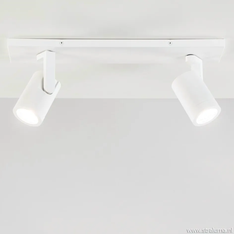Plafondspot Halo 2L op balk wit>Straluma Best