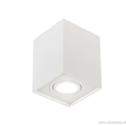 Plafondspot kubus wit verstelbaar gu10>Straluma Hot
