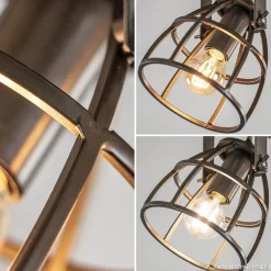 Plafondspot 2-L korf zwart/hout industr.></noscript>Straluma Clearance