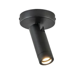 Plafondspot 1-lichts mat zwart/goud>Straluma New