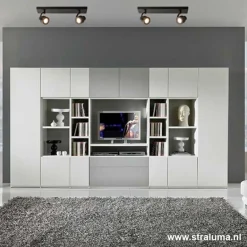 Plafondspot mat zwart balk 2-lichts gu10><noscript><img width=