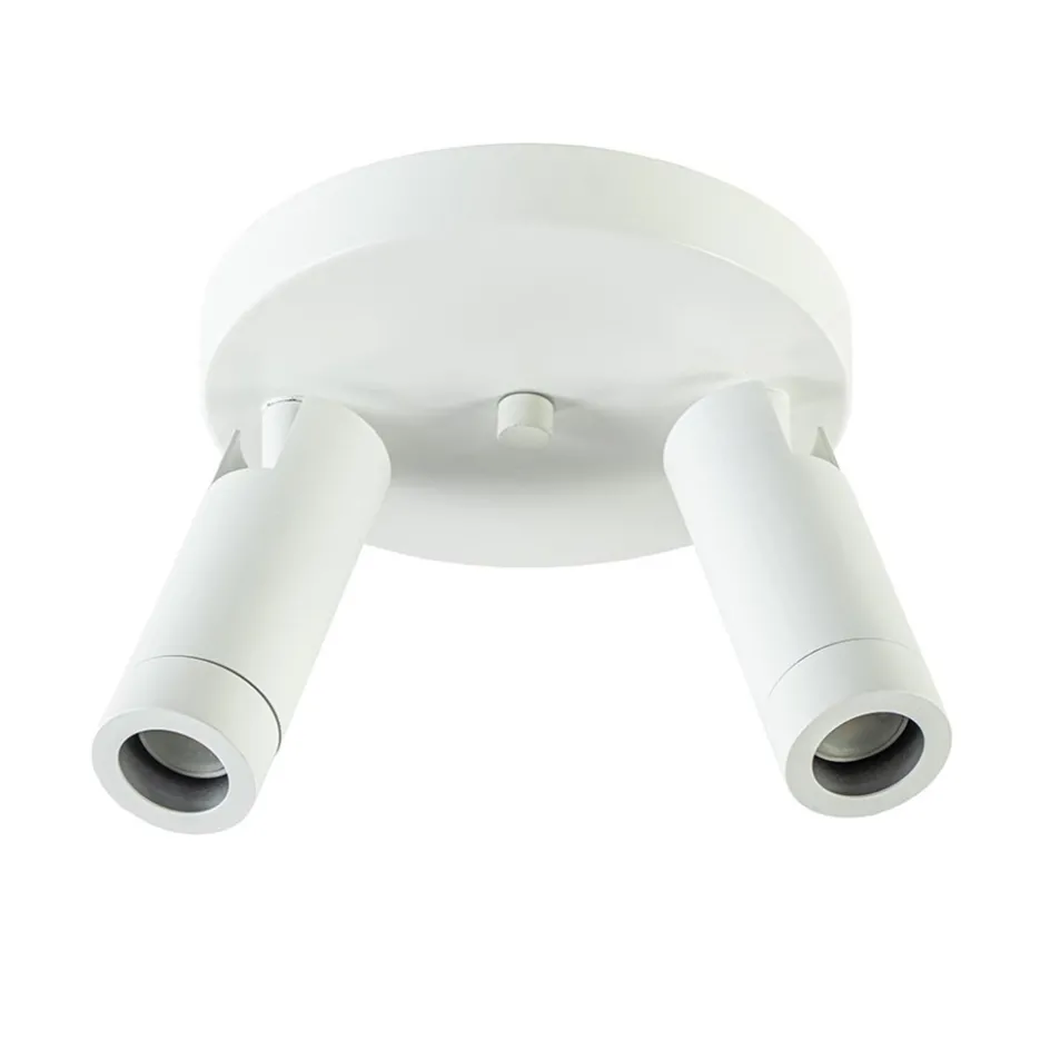 Plafondspot Miller 2l wit/goud pucc>Straluma Clearance