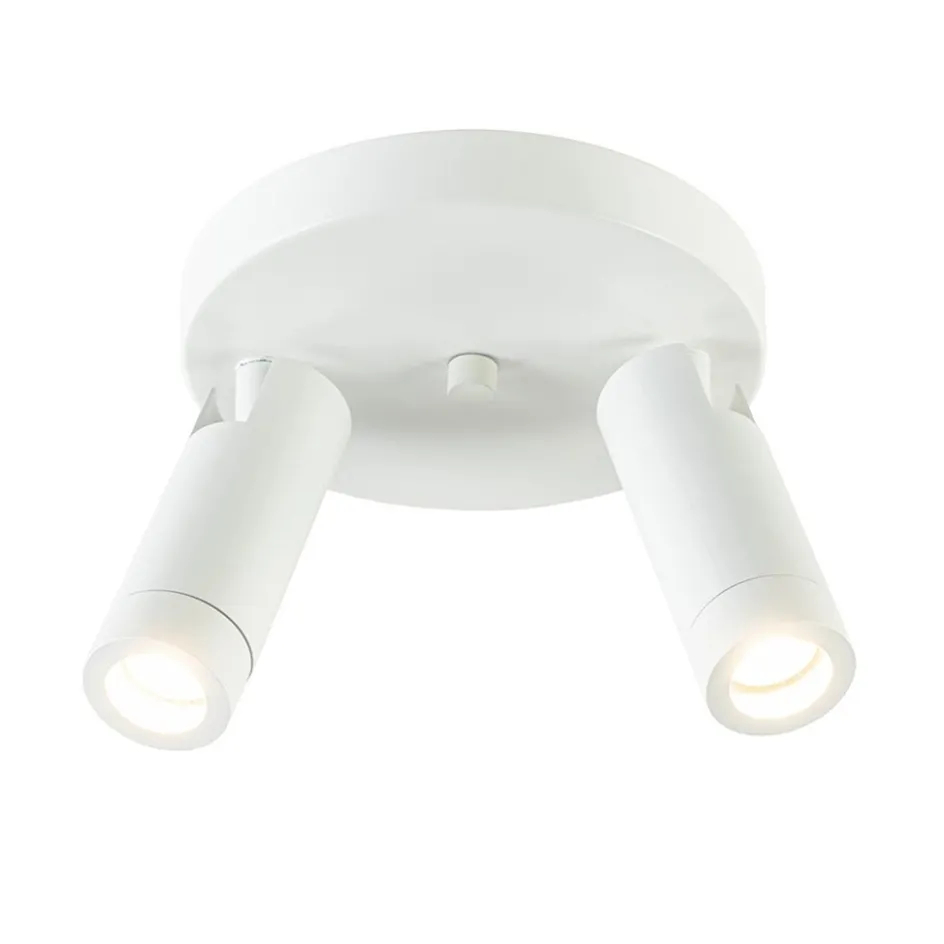 Plafondspot Miller 2l wit/goud pucc>Straluma Clearance