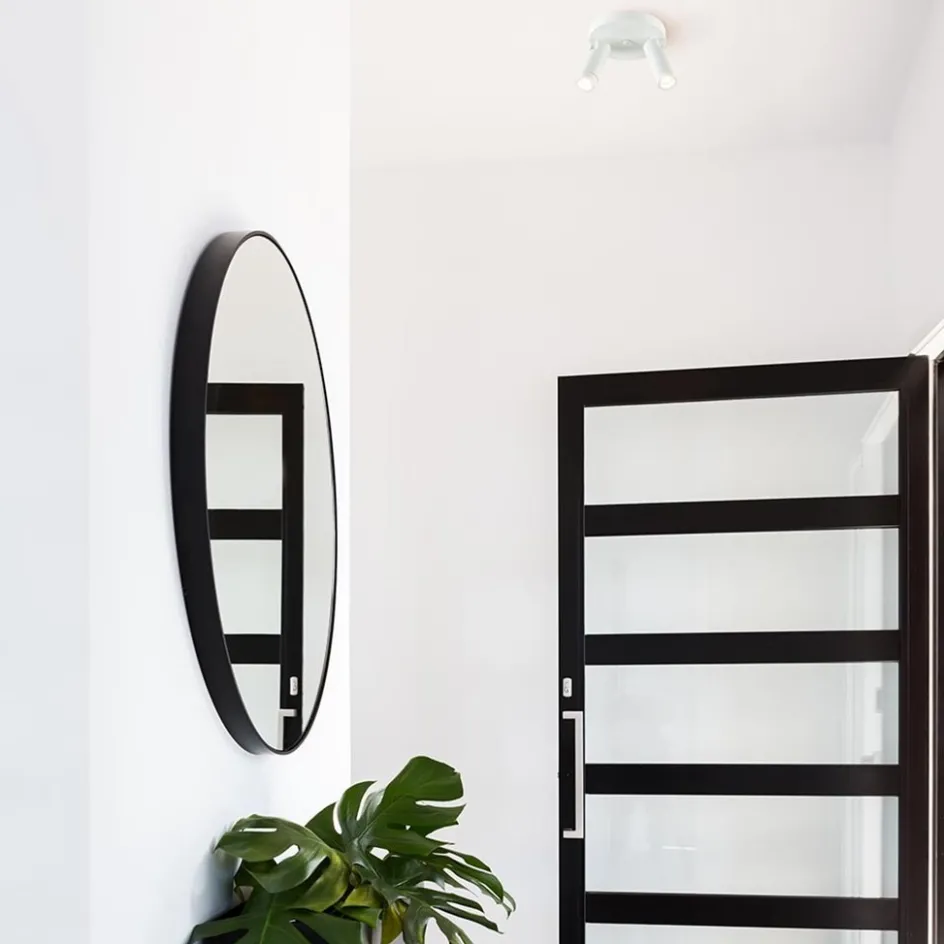 Plafondspot Miller 2l wit/goud pucc>Straluma Clearance